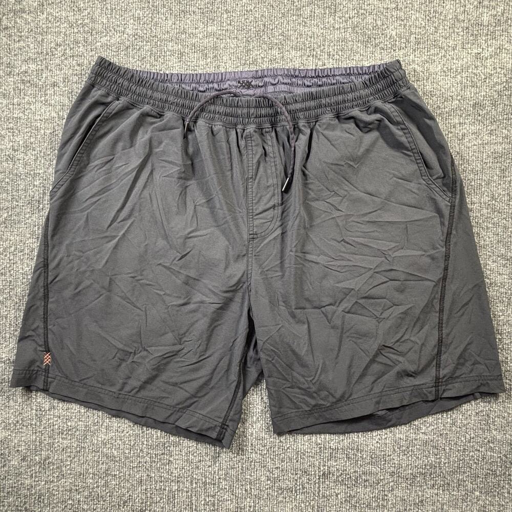 Rhone Shorts Adult 2XL XXL Gray Active Casual Performance Men's